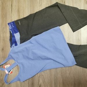 NWT, TNF yoga pants and tank top, xs